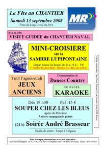 La f�te au chantier...