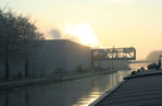 Nouvelle usine, nouveau quai,nouveau pont en belgique
